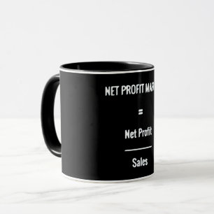 Caneca "Margem de benefício líquida "