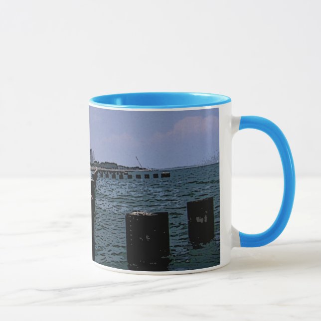 Caneca Margens pintadas do Lago Michigan (Direita)