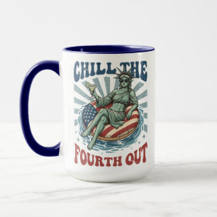 Caneca Marguerita da Estátua da Liberdade Esfrie o Quarto