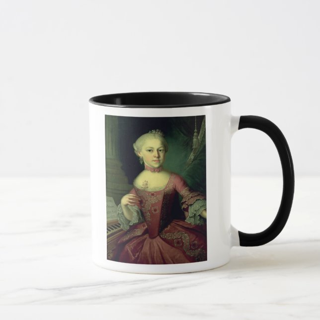 Caneca Maria Anna Mozart, chamada 'Nannerl (Direita)