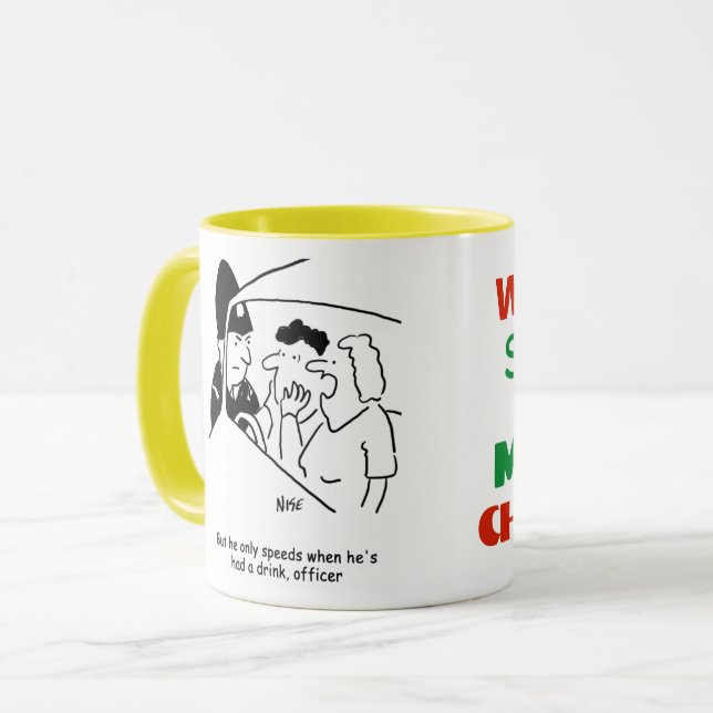 Caneca Marido da Esposa é um Condutor de Bebidas (Frente Esquerda)