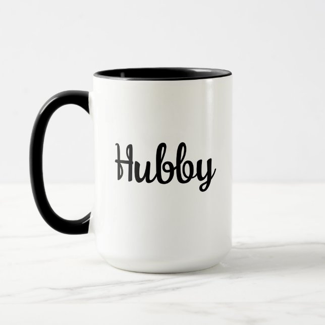 Caneca Marido da Moda, Caneca de Café com Texto Pe (Esquerda)
