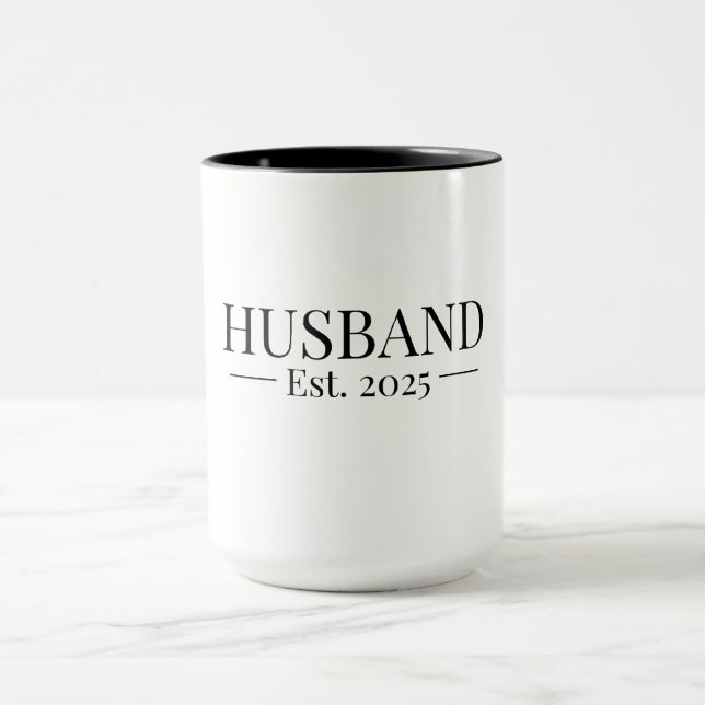 Caneca Marido Estabelecido 2025 (Centro)