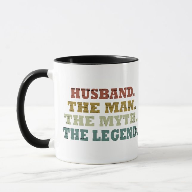 Caneca marido o homem mito lenda (Esquerda)