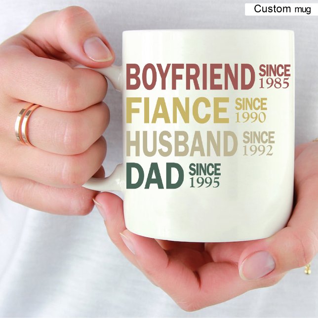 Caneca Marido para Pai, Revenda de Gravidez/Café Novo pap (New Mom / Pregnancy Announcement Mama to Be Coffee Mug)