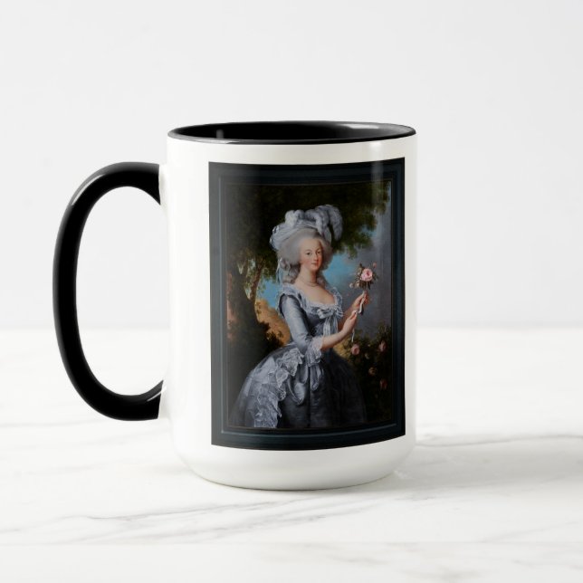 Caneca Marie Antoinette Com Rosa (Esquerda)
