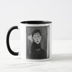 Caneca Marie, jovem mulher das pessoas