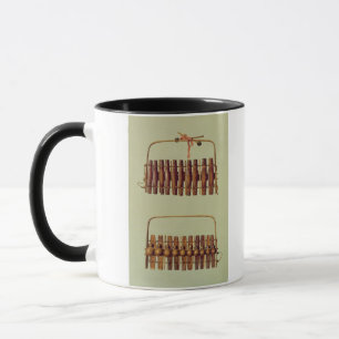 Caneca Marimba, parte dianteira e vistas traseiras, sul -