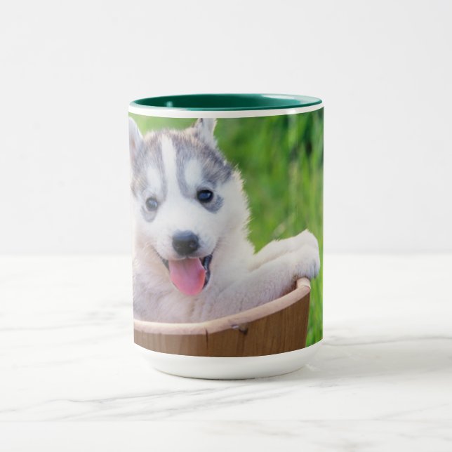 Caneca Marionete siberiano em Pote (Centro)