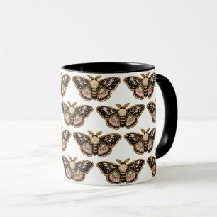 Caneca Mariposa Bordada