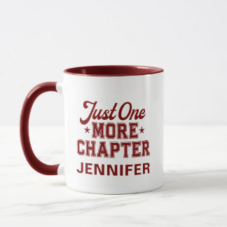 Caneca Maroon Just One More Chapter Amante de Livr
