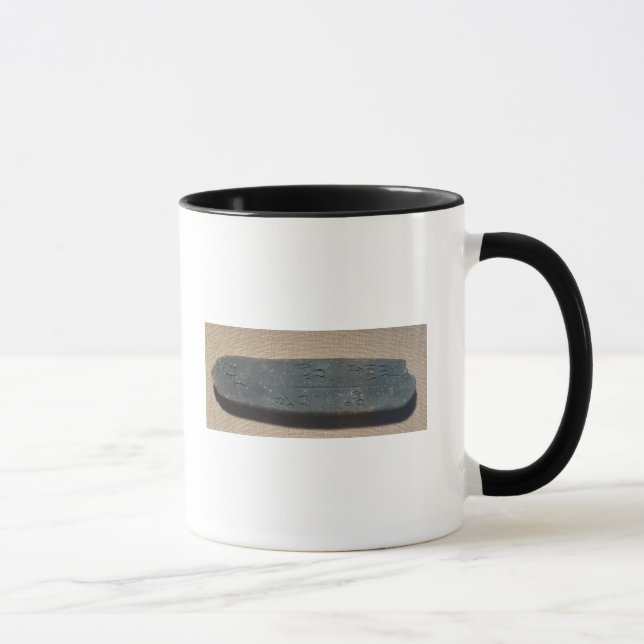Caneca Marque inscrito "em carneiros de B linear" (Direita)