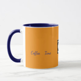 Caneca Marrom Café Promocional de Duas Cores