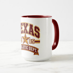 Caneca Marrom Texas Vintage Athletic Dept