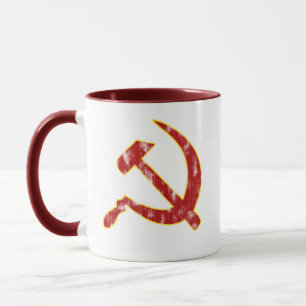 Caneca Martelo e foice (olhar vestido)