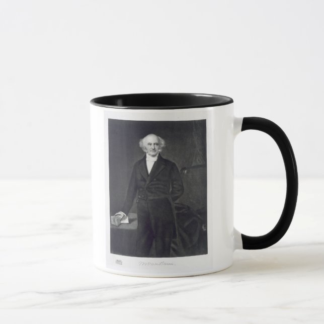 Caneca Martin Van Buren, 8o presidente do Stat unido (Direita)