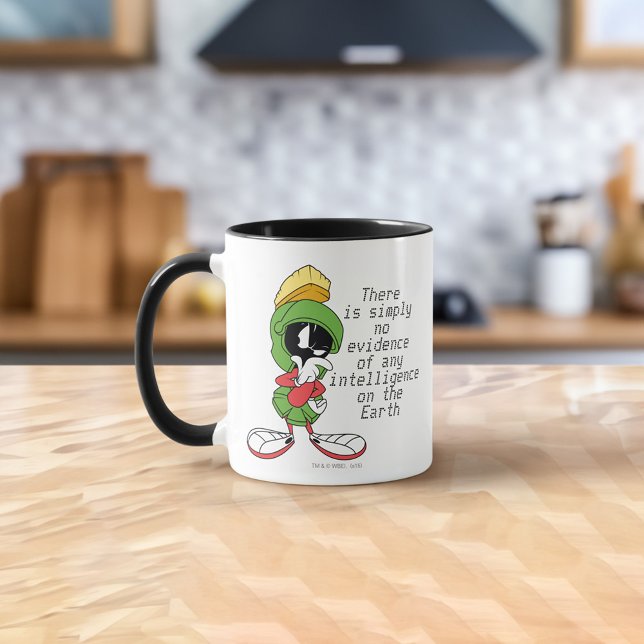 CANECA MARVIN, O PENSAMENTO MARTIAN™ (Mug on counter)