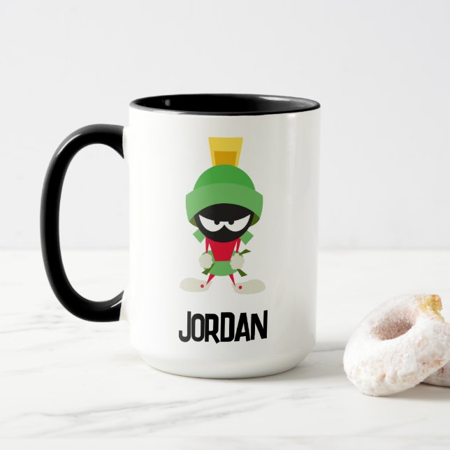 Caneca MARVIN THE MARTIAN™ | Adicione seu nome (Com Donut)