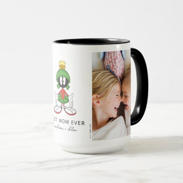 Caneca MARVIN THE MARTIAN™ | Melhor Foto da Mãe (Frente Esquerda)