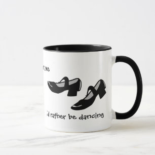 Caneca Mary Janes que a dança calça a preferencialmente