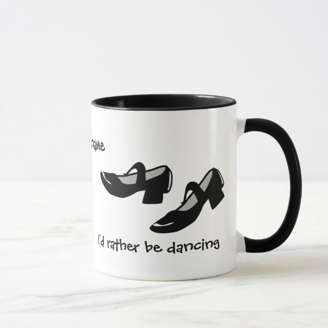 Caneca Mary Janes que a dança calça a preferencialmente (Direita)