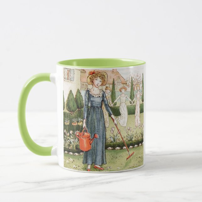 Caneca Mary Mary Quite Contrary • Arte de Kate Gre (Esquerda)
