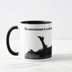 Caneca Mary Wortley Montagu Citação em Leitura