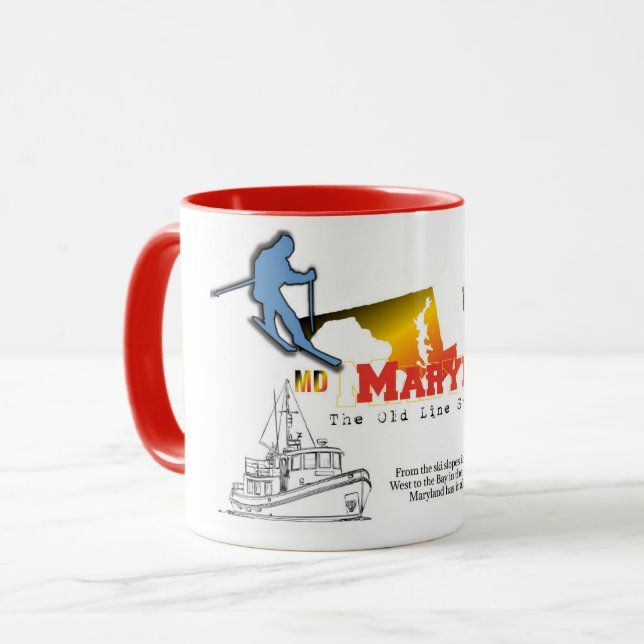Caneca Maryland Mug (Frente Esquerda)