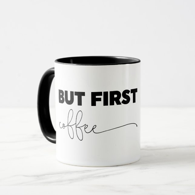Caneca Mas Primeira Tipografia Do Café (Frente Esquerda)