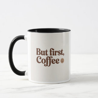 Caneca Mas Primeiro, Café
