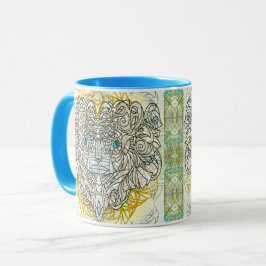 Caneca Máscara Branca de Gato