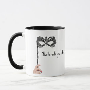 Caneca Máscara Citação engraçada Contratação