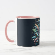 Máscara de Joias com Penas Boho Masquerade