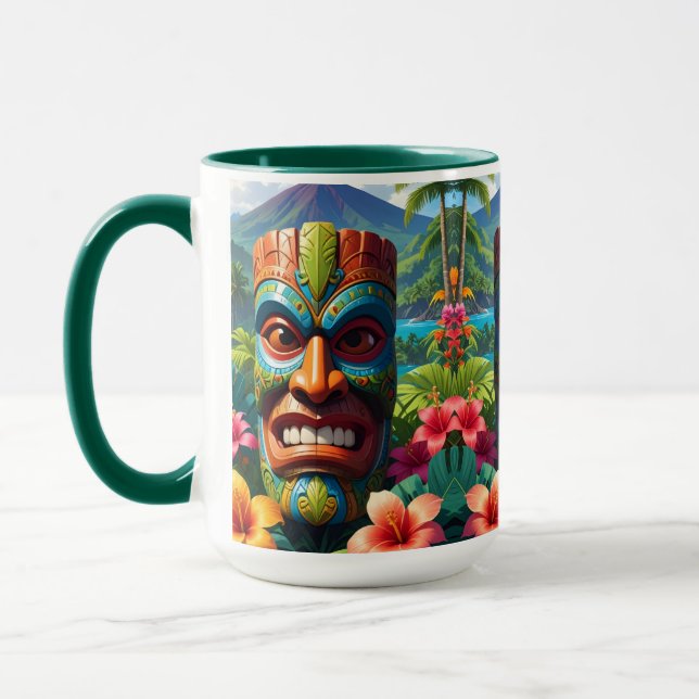 Caneca Máscara Tiki (Esquerda)