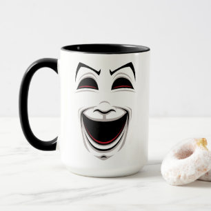 Caneca Máscaras de Teatro de Comédia e Tragédia