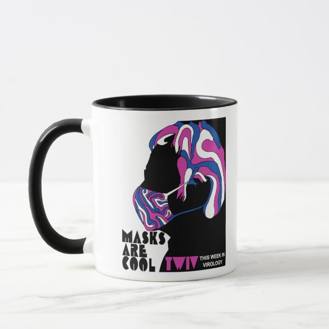 Caneca Máscaras TWiV são Legal (Esquerda)