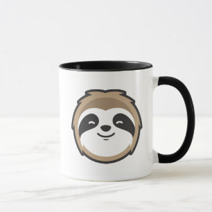 Caneca Mascote da preguiça