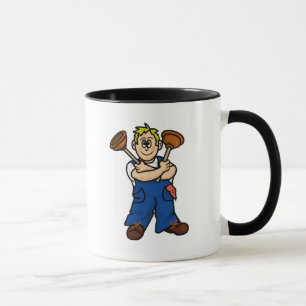 Caneca masculina do canalizador (a personalize)