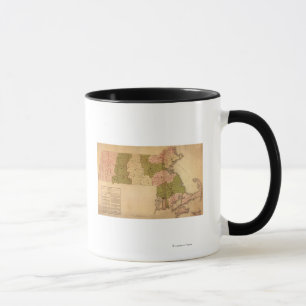 Caneca MassachusettsPanoramic MapMassachusetts