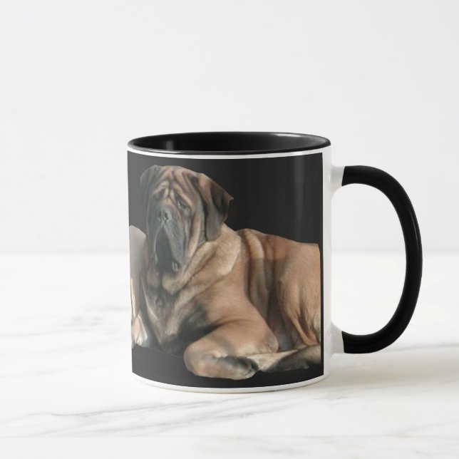 Caneca Mastiff beste Freunde (Direita)