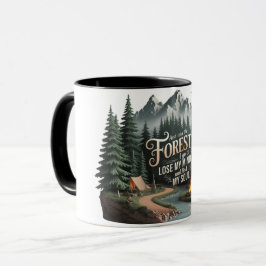 Caneca Mata de café da floresta - Perder a minha mente