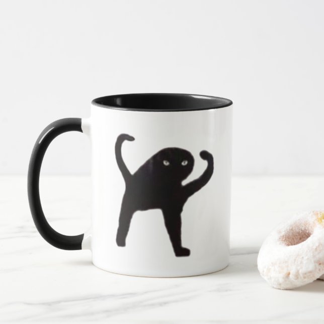 Caneca Mata-gato amaldiçoada (Com Donut)