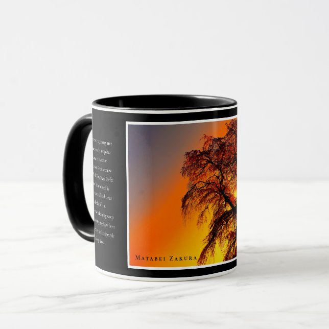 Caneca Matabei-Zakura Weeping Cherry Tree (Frente Esquerda)