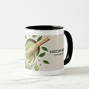 Caneca Matcha Mood Mantém A Taça Inundada