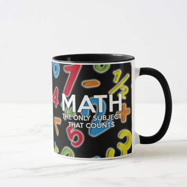 Caneca Matemática. A única matéria que conta (Direita)