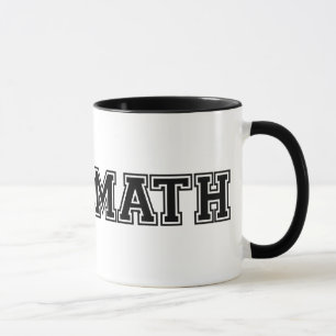 Caneca Matemática da Equipe Branca e Negra