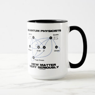 Caneca Matéria da opinião dos físicos do quantum muito