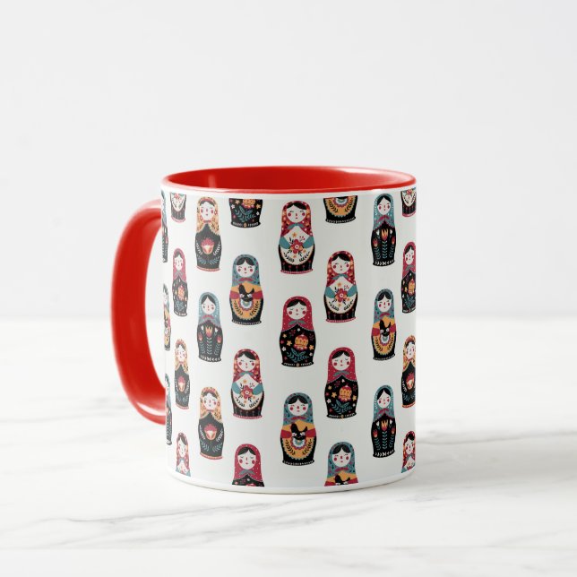 Caneca Matreshka Mug (Frente Esquerda)
