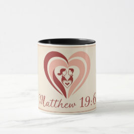 Caneca Matthew 19:6 Mug
