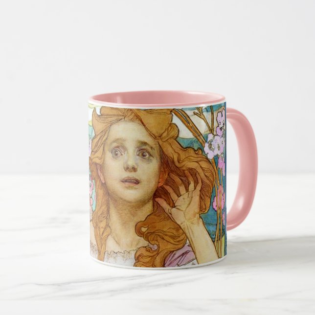 Caneca Maud Adams como Joan of Arc, Mucha (Frente Esquerda)